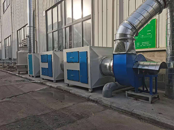 安徽某知名企業烘干廢氣治理順利完工